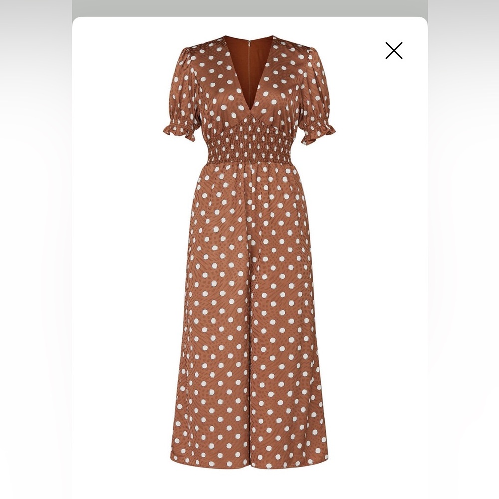 Slate and Willow Sketched Dot Jumpsuit